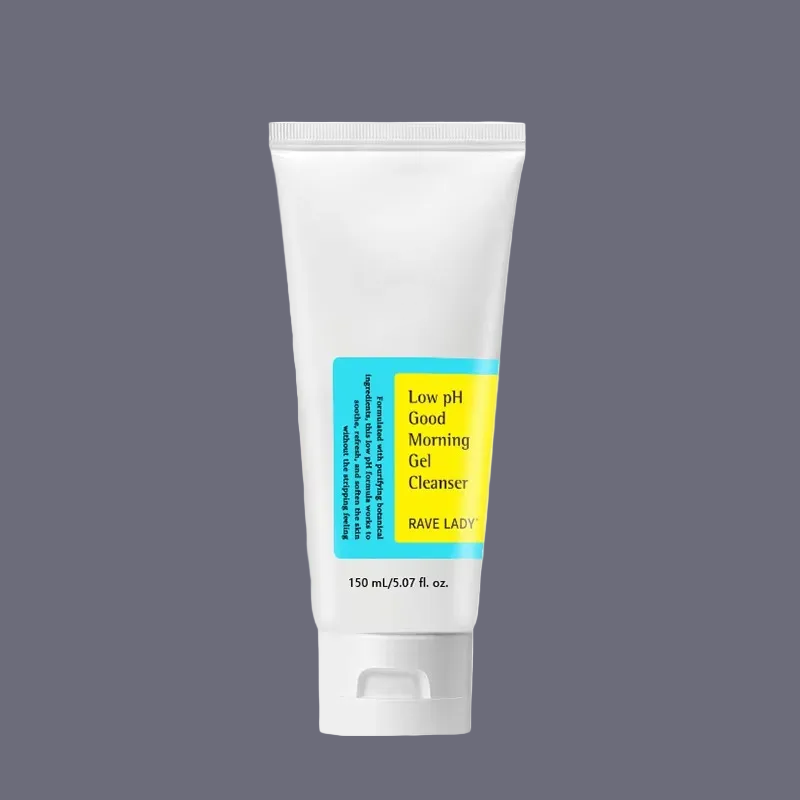 RAVE LADY Low PH 150ml Facial Cleanser Gentle Oil Control Moisturizing Face Wash Whitening Facial Foam Exfoliating Deep Remove